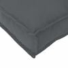 vidaXL Coussin Anthracite 80 x 80 x 12 cm Tissu Oxford