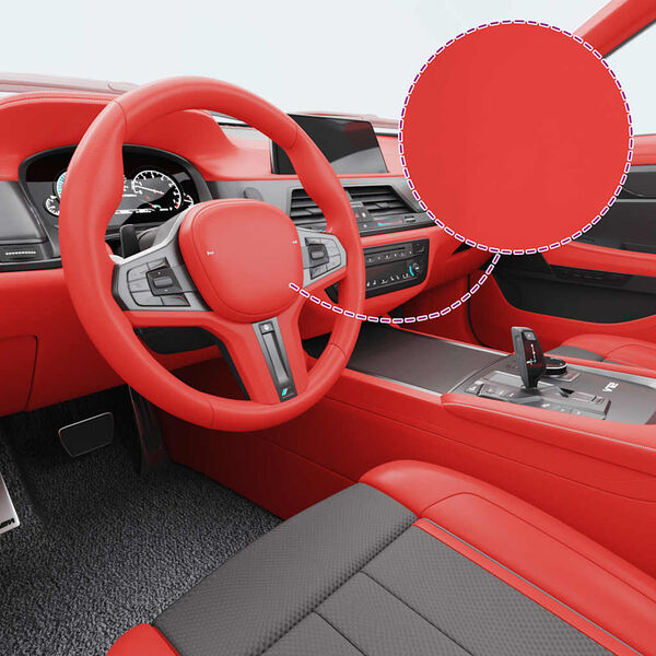 vidaXL Film de voiture Rouge mat 100x150 cm