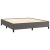 vidaXL Cadre de lit sans matelas gris 180x200 cm similicuir