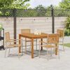 vidaXL Ensemble de salle à manger pour jardin 5 pcs Beige Poly rotin