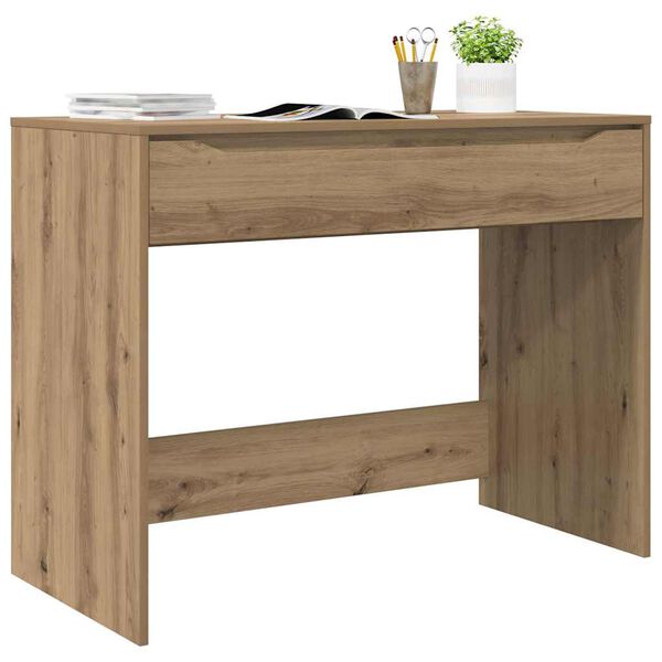 vidaXL Bureau Chêne artisanal 100 x 50 x 78 cm Bois d'ingénierie