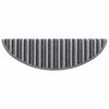 vidaXL Tapis d'escalier auto-adh&eacute;sifs 15 pcs Gris 56 x 17 x 3 cm