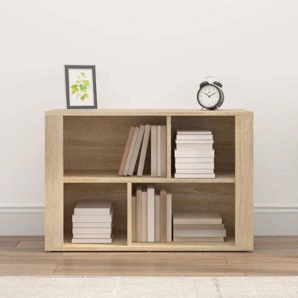 vidaXL Buffet Chêne sonoma 80x30x54 cm Bois d'ingénierie