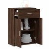 vidaXL Buffet ch&ecirc;ne marron 60x30x84 cm bois d'ing&eacute;nierie