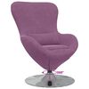 vidaXL Fauteuil &oelig;uf Violet Velours