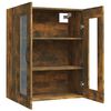 vidaXL Armoire murale suspendue Chêne fumé 69,5x34x90 cm