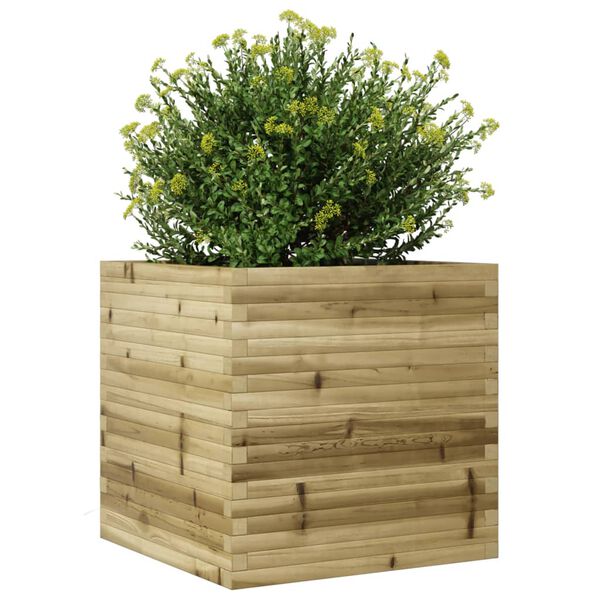 vidaXL Jardini&egrave;re 70x70x68,5 cm bois de pin impr&eacute;gn&eacute;