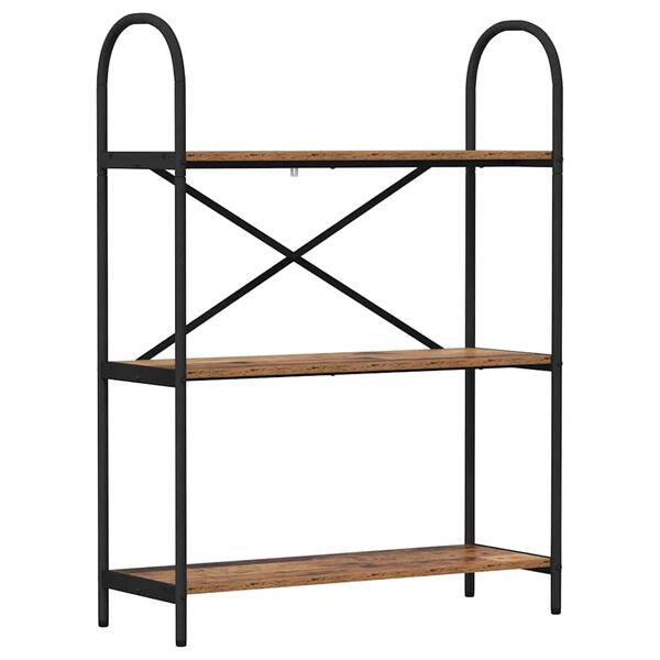 vidaXL &Eacute;tag&egrave;re Bois ancien 80 x 30 x 109 cm Bois d'ing&eacute;nierie