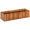 vidaXL Lit sur&eacute;lev&eacute; de jardin 100x30x25 cm Bois massif d'acacia