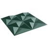 vidaXL Panneaux muraux 48 pcs vert 50x50 cm XPS 12 m&sup2; origami