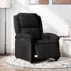 vidaXL Fauteuil inclinable &eacute;lectrique noir velours