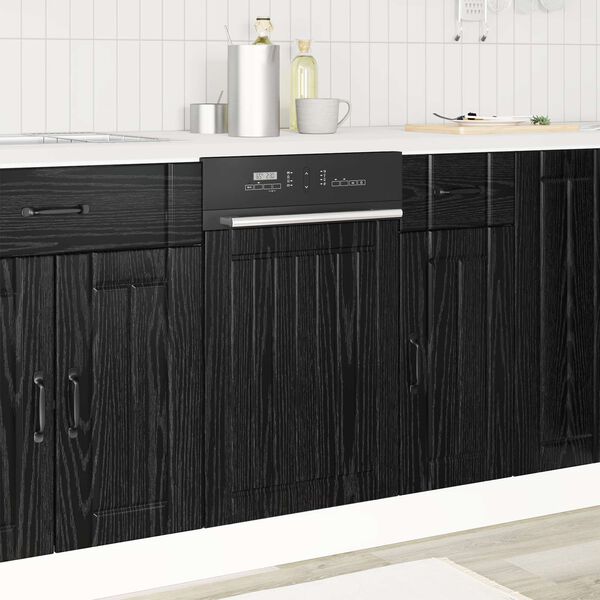 vidaXL Armoire de cuisine Ch&ecirc;ne noir 45 x 1,5 x 67 cm