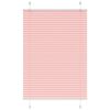 vidaXL Store plissé rose 95x100 cm largeur du tissu 94,4 cm polyester