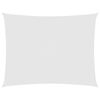 vidaXL Voile de parasol Tissu Oxford rectangulaire 5x7 m Blanc