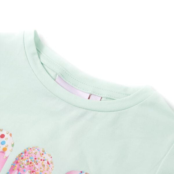 T-shirt pour enfants menthe claire 104