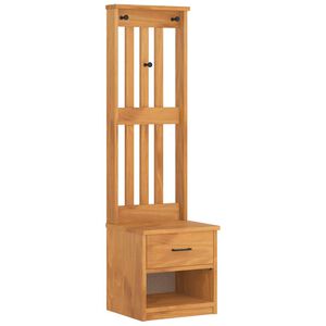 vidaXL Portemanteau SANDNES 45x40x159,5 cm bois massif pin