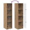 vidaXL Haut Armoire Ch&ecirc;ne artisanal 35 x 37 x 142 cm Bois d'ing&eacute;nierie