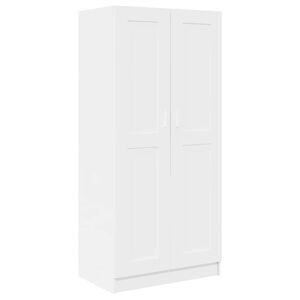 vidaXL Garde-robe Blanc 82,5x51,5x180 cm Bois d&rsquo;ing&eacute;nierie