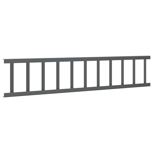 vidaXL Protection de neige pour toit Anthracite 600 x 2,5 x 20 cm