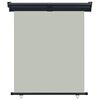 vidaXL Auvent latéral de balcon 145x250 cm Gris