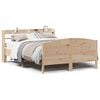 vidaXL Cadre de lit sans matelas 135x190 cm bois de pin massif