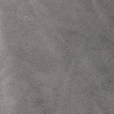 vidaXL Couverture lestée avec housse Gris 135x200 cm 6 kg Tissu