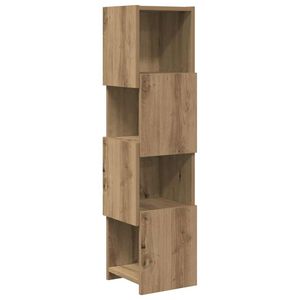 vidaXL Meuble d'angle Ch&ecirc;ne artisanal 25,5x25x102cm Bois d'ing&eacute;nierie