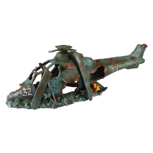 Aqua d'ella H&eacute;licopt&egrave;re 74,5x22,5x25 cm Polyr&eacute;sine