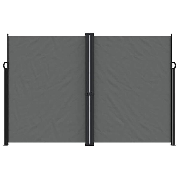 vidaXL Auvent lat&eacute;ral r&eacute;tractable anthracite 220x1000 cm
