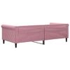 vidaXL Lit de repos sans matelas rose 90x200 cm velours