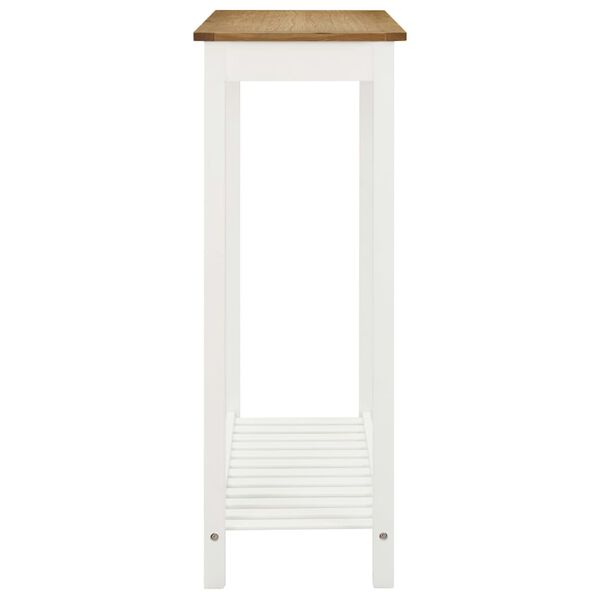 vidaXL Table de bar 100x40x110 cm Bois de ch&ecirc;ne solide