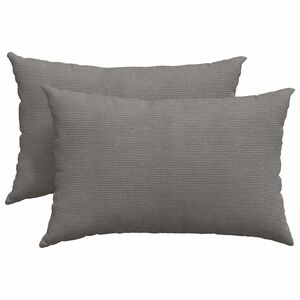 vidaXL Coussins de canap&eacute; 2 pcs Gris clair 60 x 40 cm