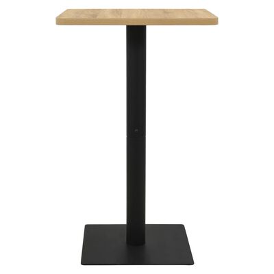 vidaXL Table de bistro Couleur chêne 78,5x78,5x107 cm