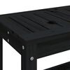 vidaXL Banc de jardin noir 108x35x45 cm bois massif de pin