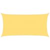 vidaXL Parasol en PEHD rectangulaire 2x4 m Beige