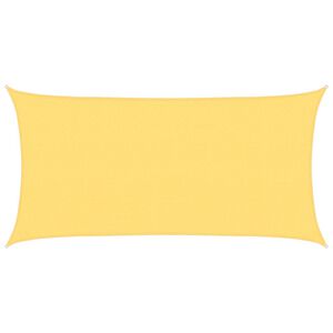 vidaXL Parasol en PEHD rectangulaire 2x4 m Beige