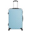 vidaXL Valise rigide 3 pcs Bleu ABS