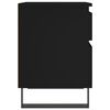 vidaXL Tables de chevet 2 pcs noir 40x35x50 cm bois d&rsquo;ing&eacute;nierie