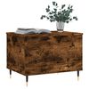 vidaXL Table basse Ch&ecirc;ne fum&eacute; 60x44,5x45 cm Bois d'ing&eacute;nierie