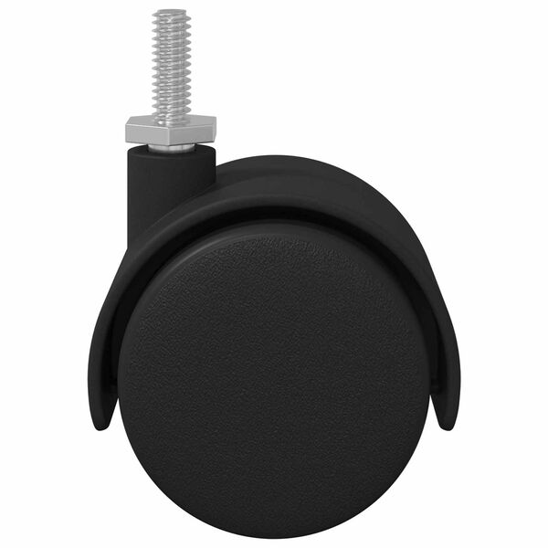 vidaXL Roulettes 2 pcs Noir 40,1 x 37,8 mm PP et Fer