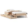 vidaXL Cadre de lit sans matelas 90x200 cm bois de pin massif