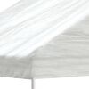 vidaXL Belvédère avec toit blanc 15,61x2,28x2,69 m polyéthylène