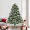 vidaXL Sapin de No&euml;l artificiel Vert 240 cm PVC, plastique et acier