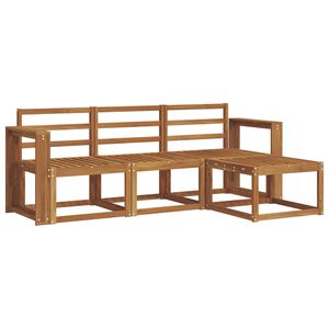 vidaXL Ensemble de canap&eacute;s d'ext&eacute;rieur 4 pcs Naturel
