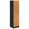vidaXL Haut Armoire Ch&ecirc;ne noir 35 x 37 x 142 cm Bois d'ing&eacute;nierie
