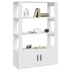 vidaXL Buffet Blanc 80x30x119,5 cm Bois d'ingénierie