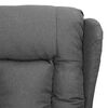 vidaXL Fauteuil inclinable Gris clair Tissu