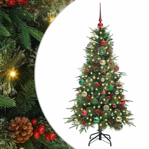 vidaXL Sapin de Noël Artificiel à Branches Articulées Vert 150 cm