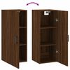 vidaXL Armoire murale ch&ecirc;ne marron 34,5x34x90 cm