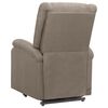 vidaXL Fauteuil Taupe Tissu